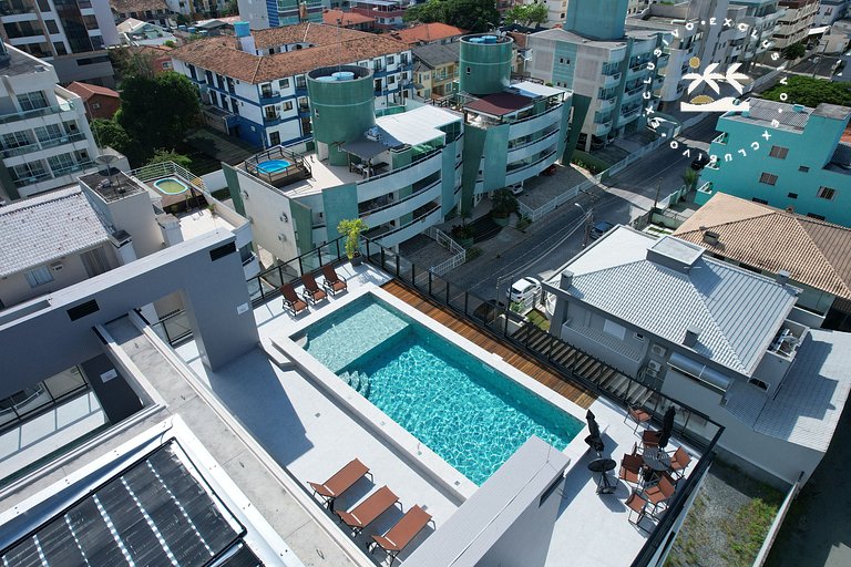 Adra 103 - Apartamento no centro de Bombinhas - Rooftop com