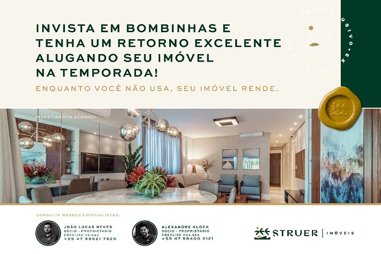 Solar do Atlântico 102 - Excelente apartamento 2 suítes em c